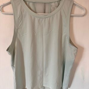 Green Sleeveless Tank Top Classic Style